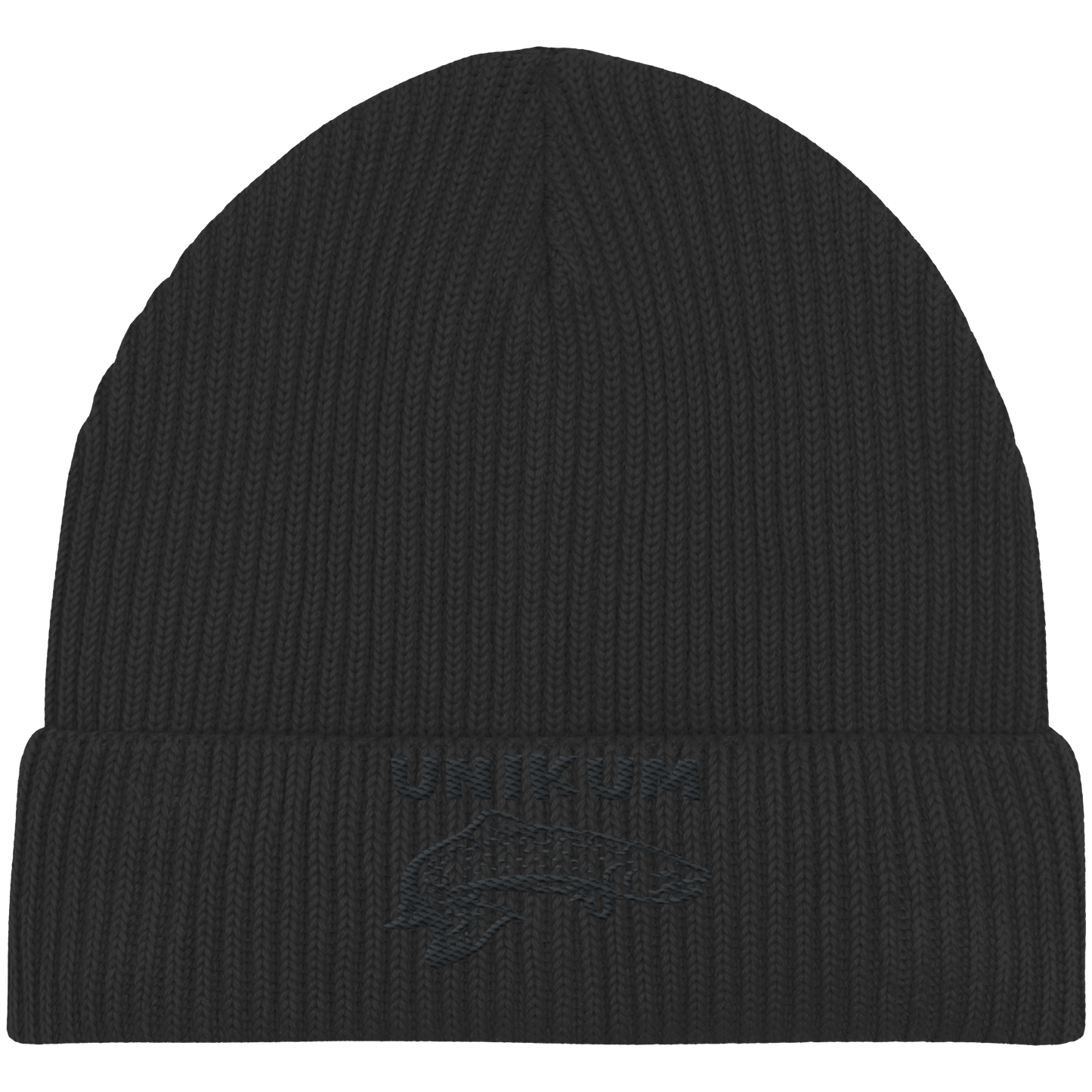 Unikum Trout – Gestickte Forelle - Organic Fisherman Beanie