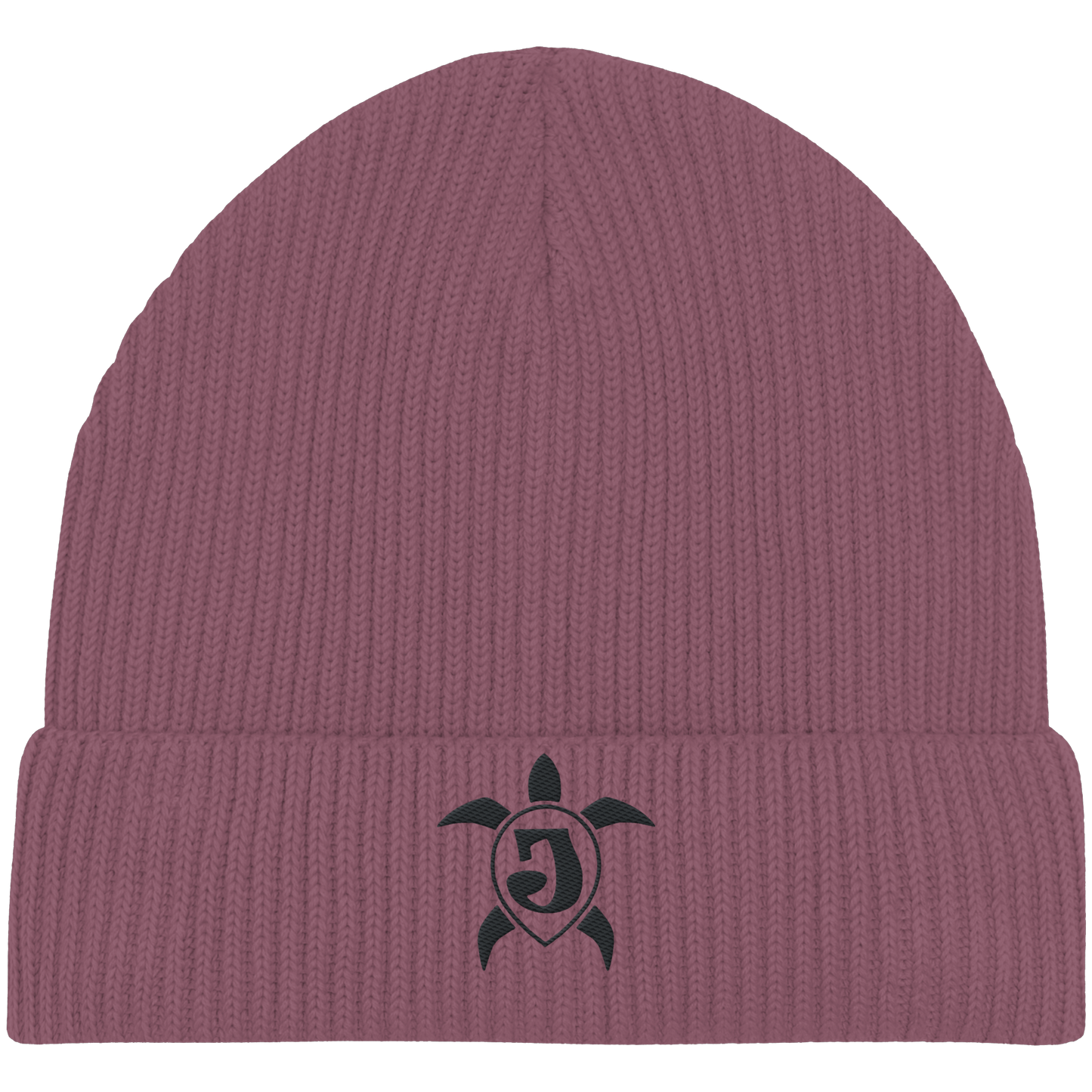 Unikum Basics – Gestickte Kollektion - Organic Fisherman Beanie