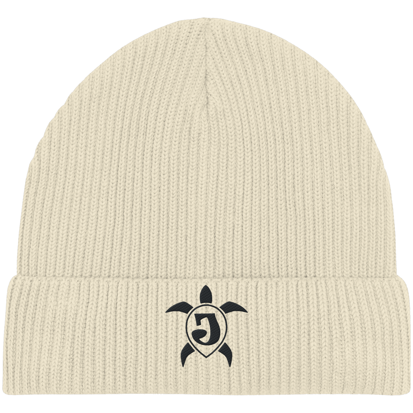 Unikum Basics – Gestickte Kollektion - Organic Fisherman Beanie