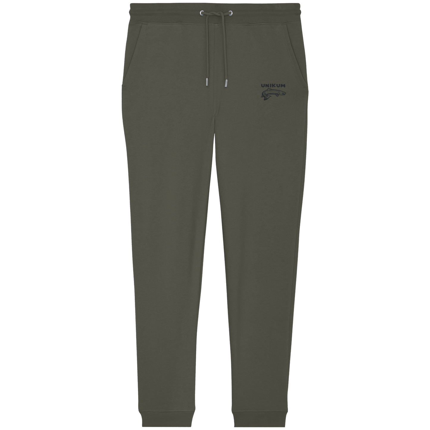 Unikum Trout – Gestickte Forelle - Organic Jogger Pants