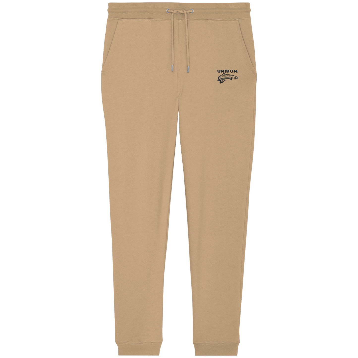 Unikum Trout – Gestickte Forelle - Organic Jogger Pants