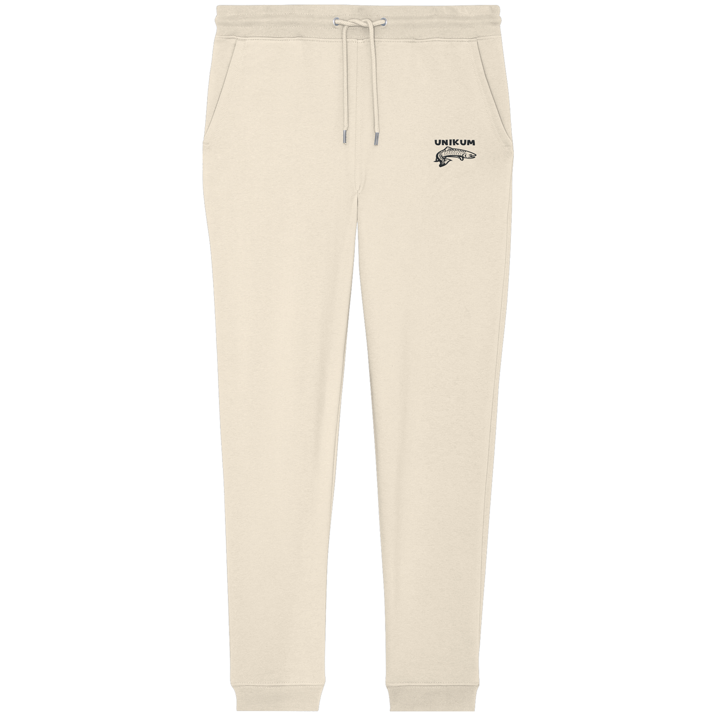 Unikum Trout – Gestickte Forelle - Organic Jogger Pants