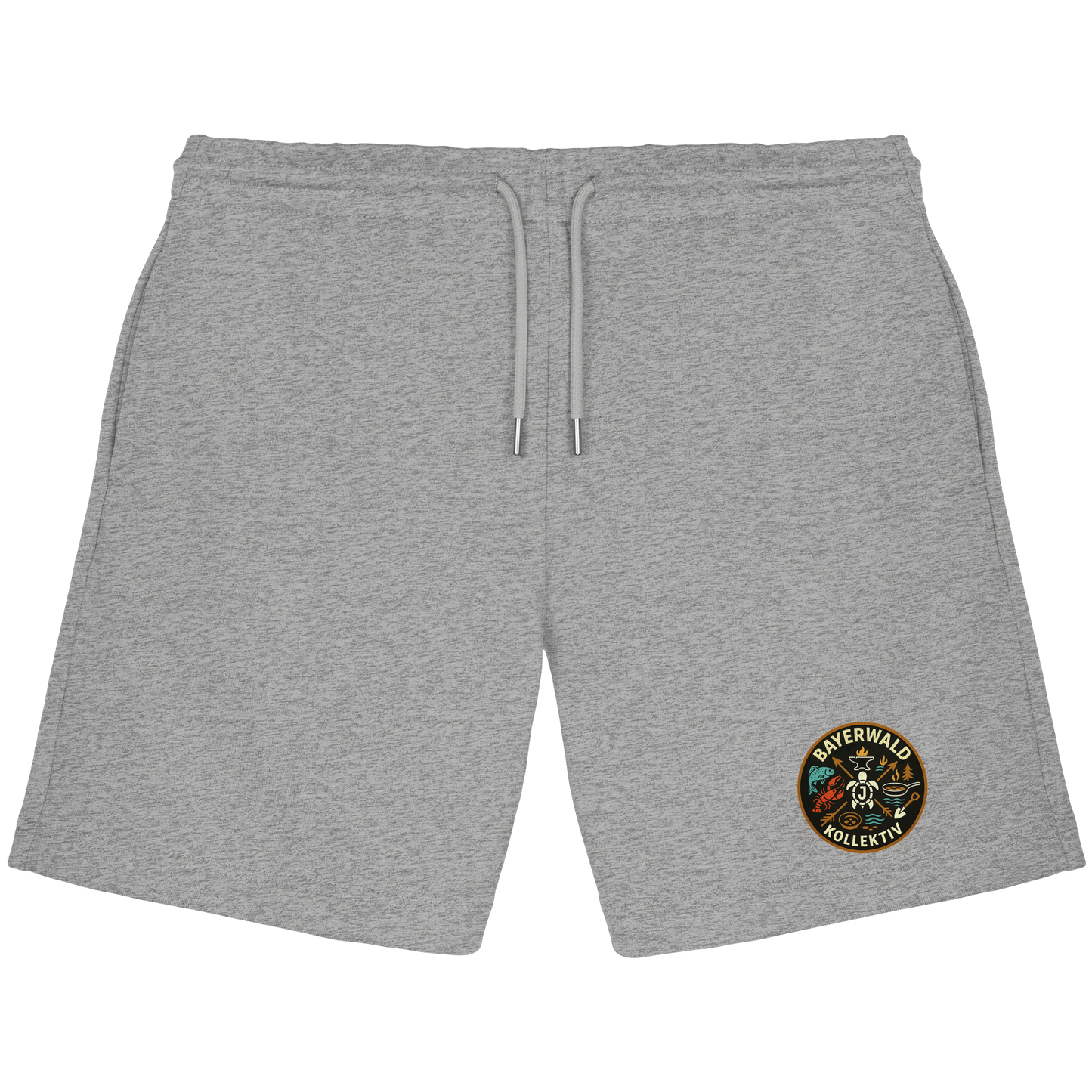 Gedruckte Bayerwald Kollektiv – Handwerk & Natur  - Organic Jogger Shorts