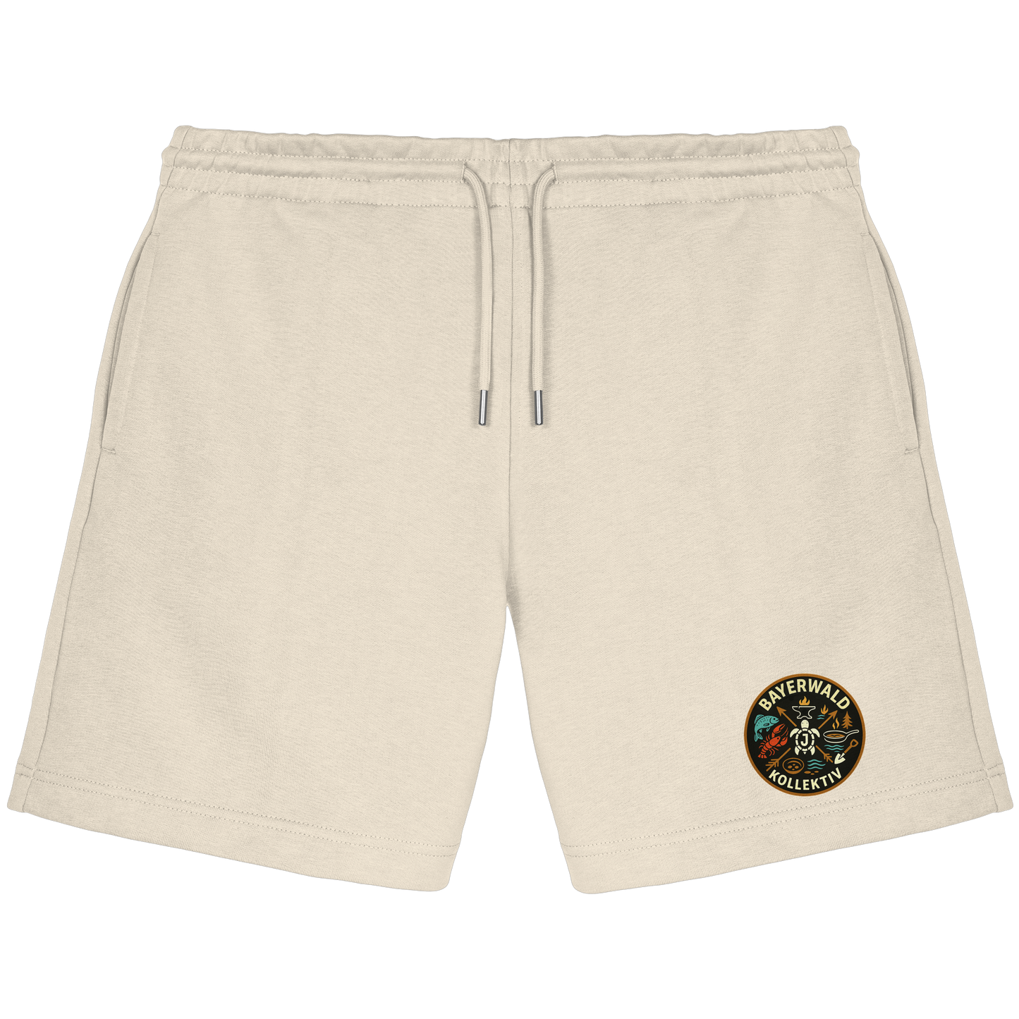 Gedruckte Bayerwald Kollektiv – Handwerk & Natur  - Organic Jogger Shorts