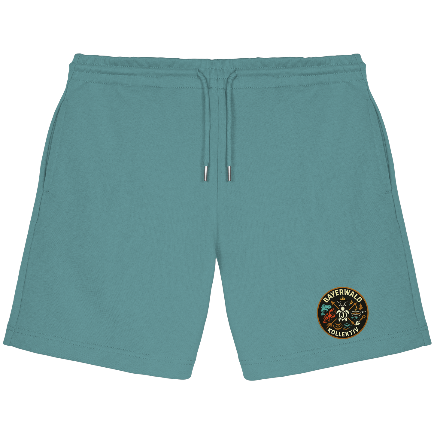 Gedruckte Bayerwald Kollektiv – Handwerk & Natur  - Organic Jogger Shorts