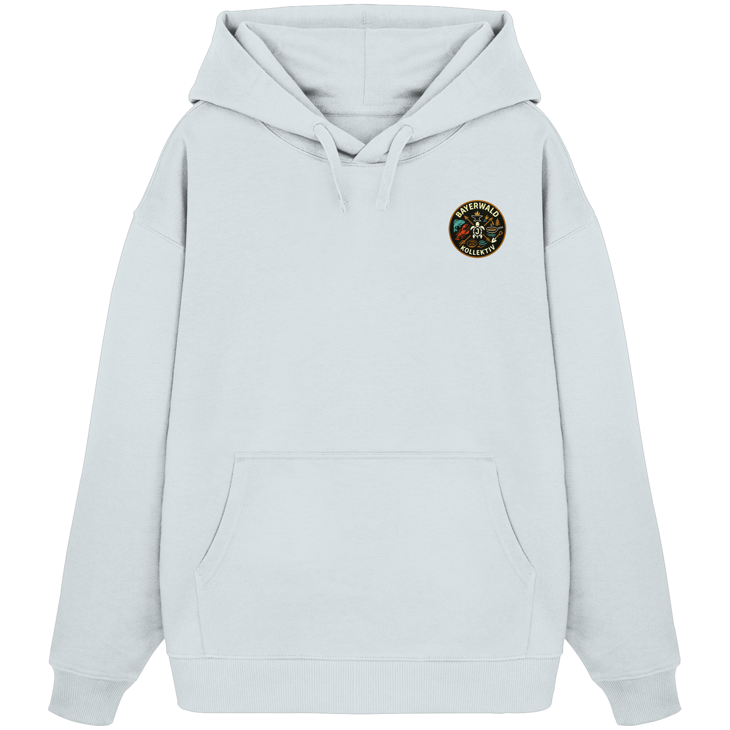 Gedruckte Bayerwald Kollektiv – Handwerk & Natur  - Organic Oversize Hoodie
