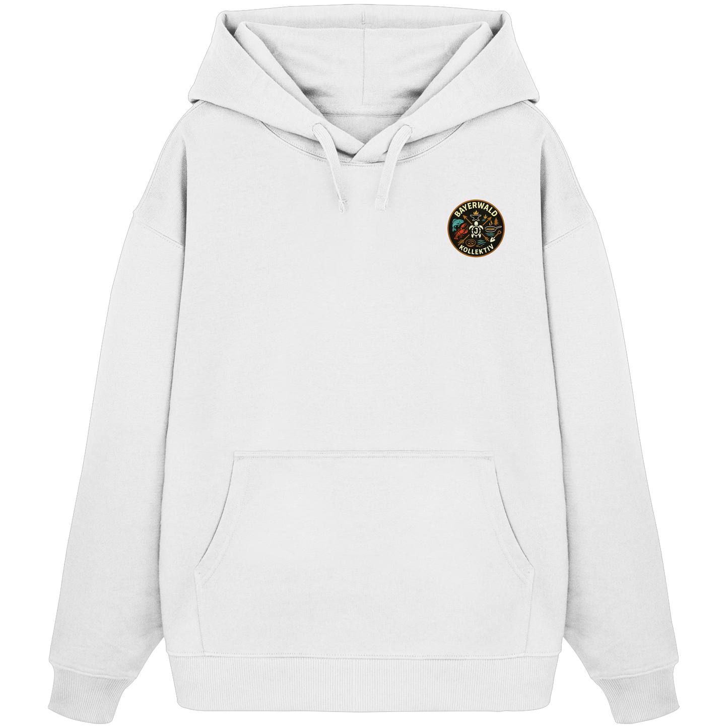 Gedruckte Bayerwald Kollektiv – Handwerk & Natur  - Organic Oversize Hoodie