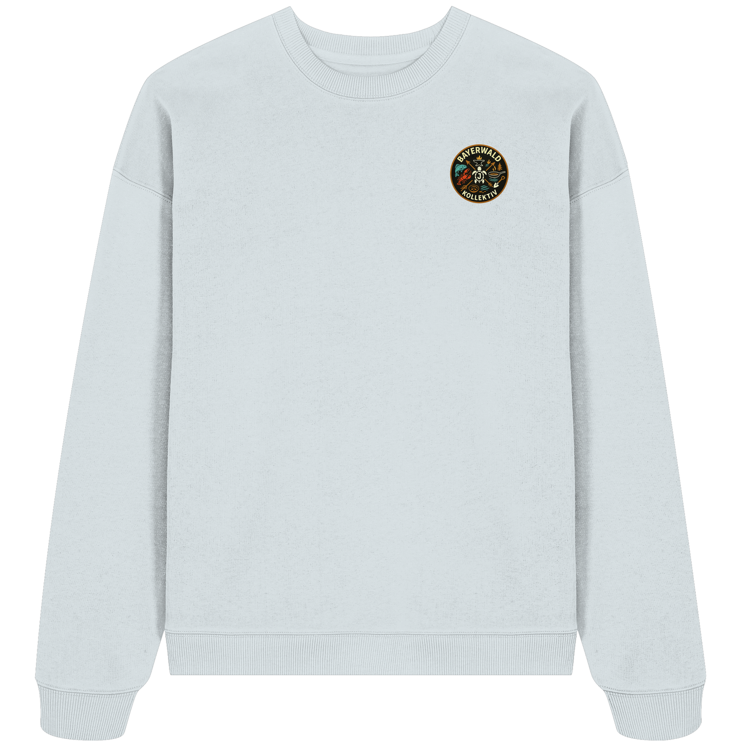 Gedruckte Bayerwald Kollektiv – Handwerk & Natur  - Organic Oversize Sweatshirt