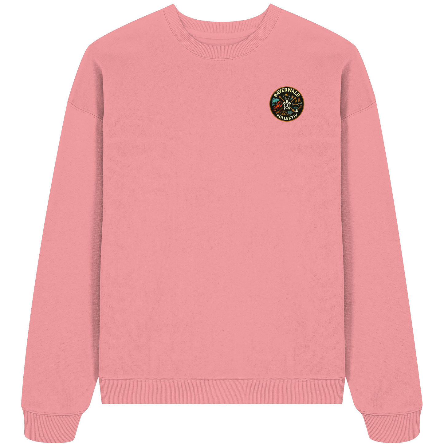 Gedruckte Bayerwald Kollektiv – Handwerk & Natur  - Organic Oversize Sweatshirt