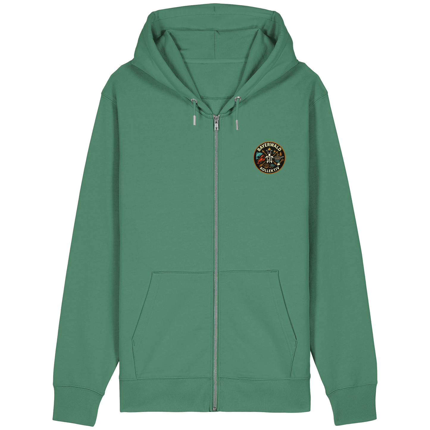 Gedruckte Bayerwald Kollektiv – Handwerk & Natur  - Organic Relaxed Zipper
