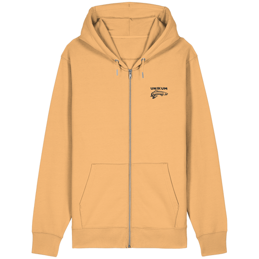 Unikum Trout – Gestickte Forelle - Organic Relaxed Zipper