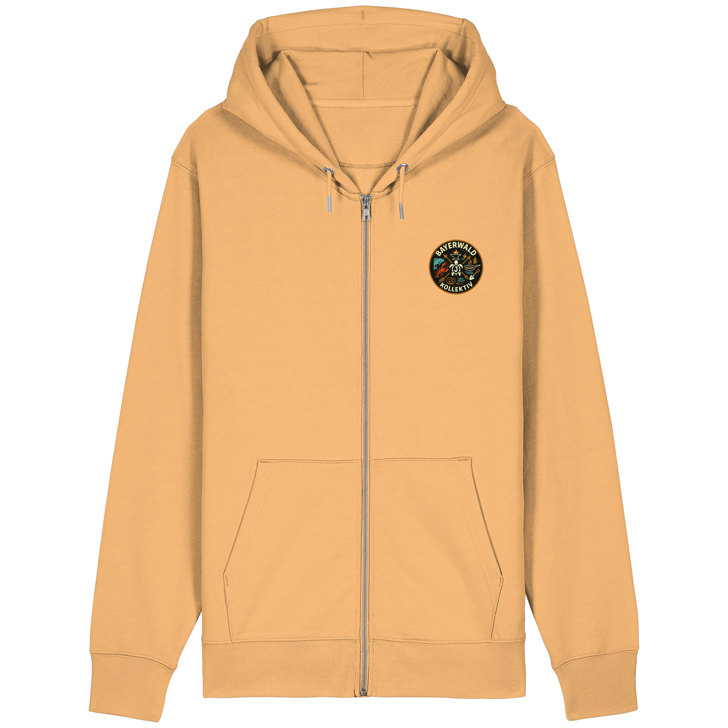 Gedruckte Bayerwald Kollektiv – Handwerk & Natur  - Organic Relaxed Zipper