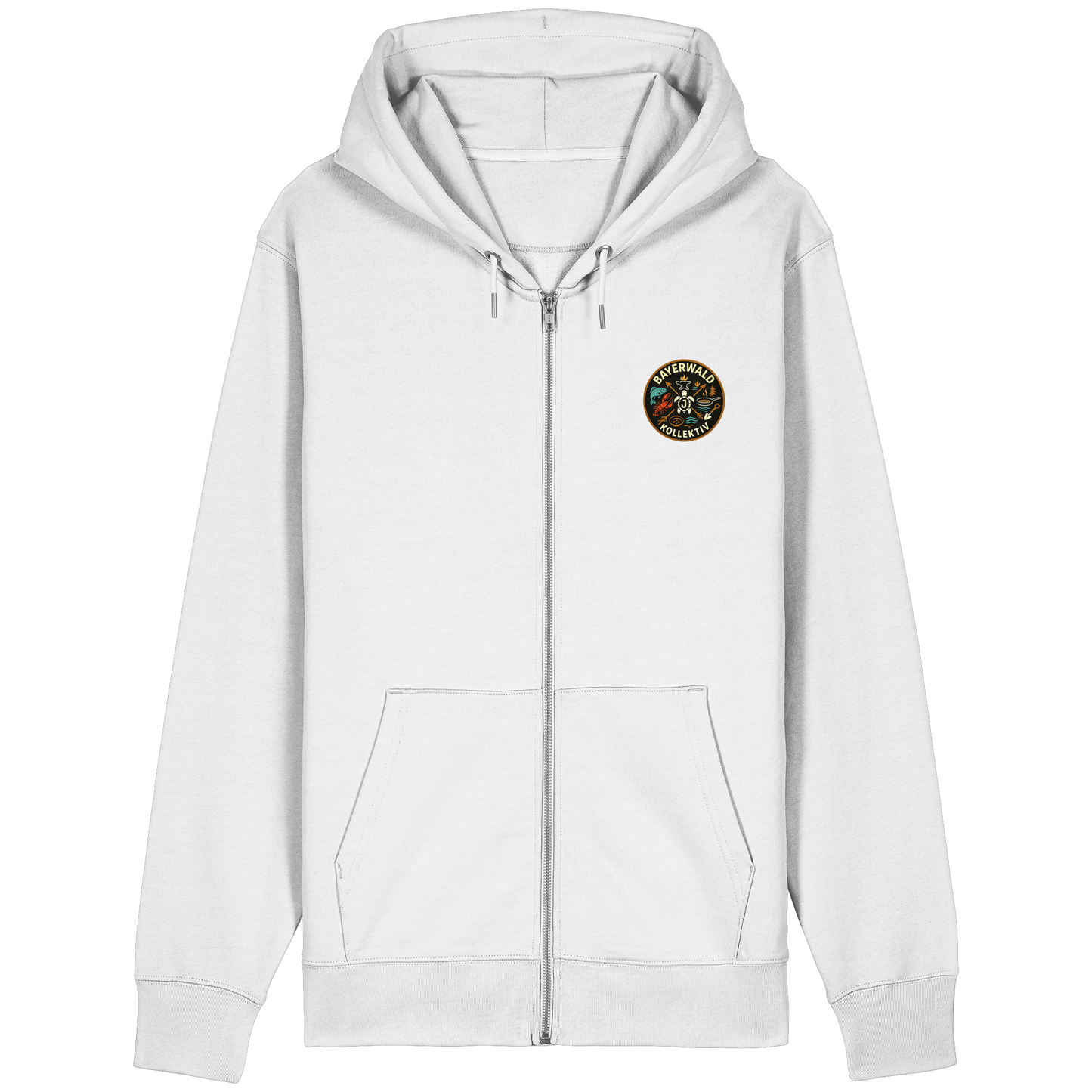 Gedruckte Bayerwald Kollektiv – Handwerk & Natur  - Organic Relaxed Zipper