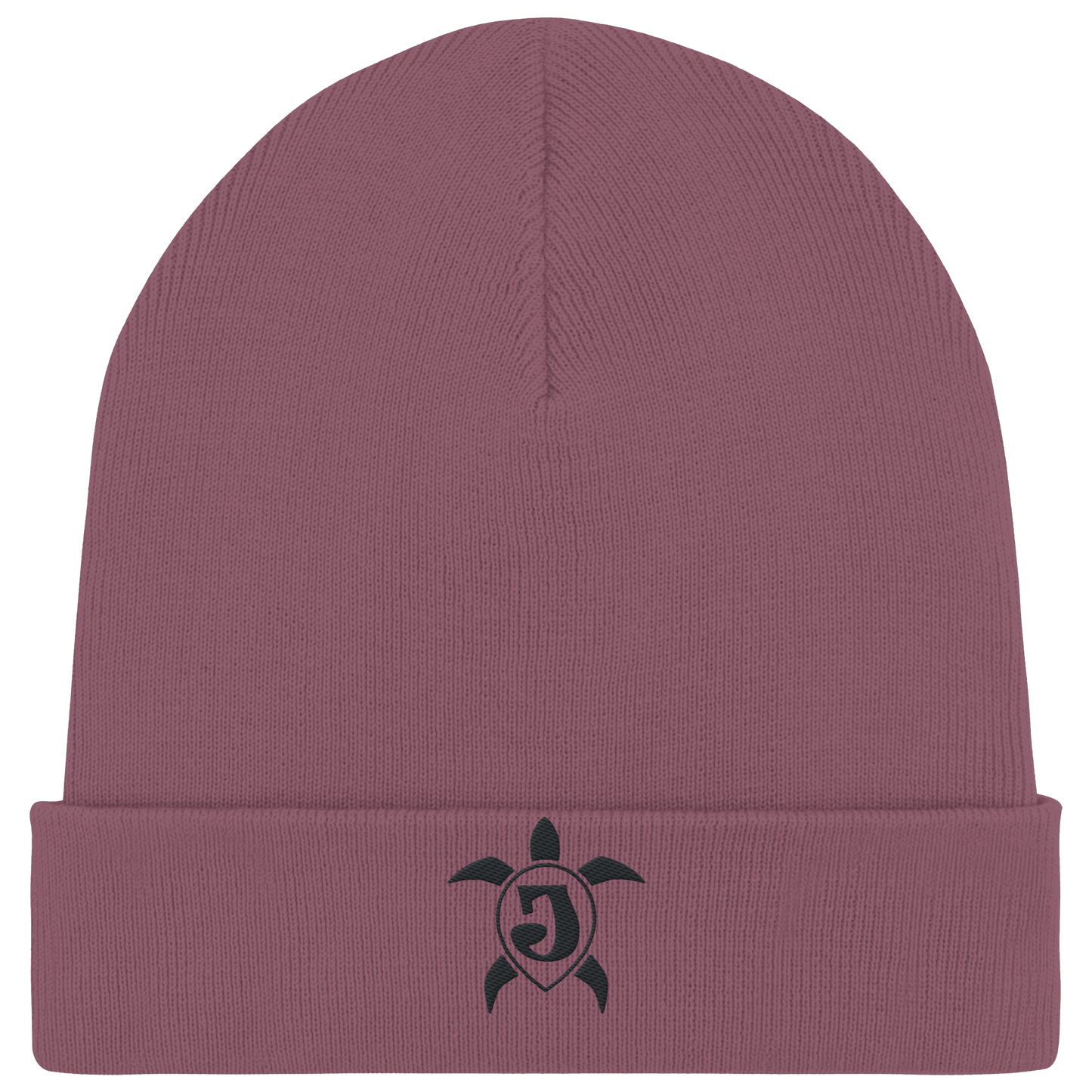 Unikum Basics – Gestickte Kollektion - Organic Rib Beanie