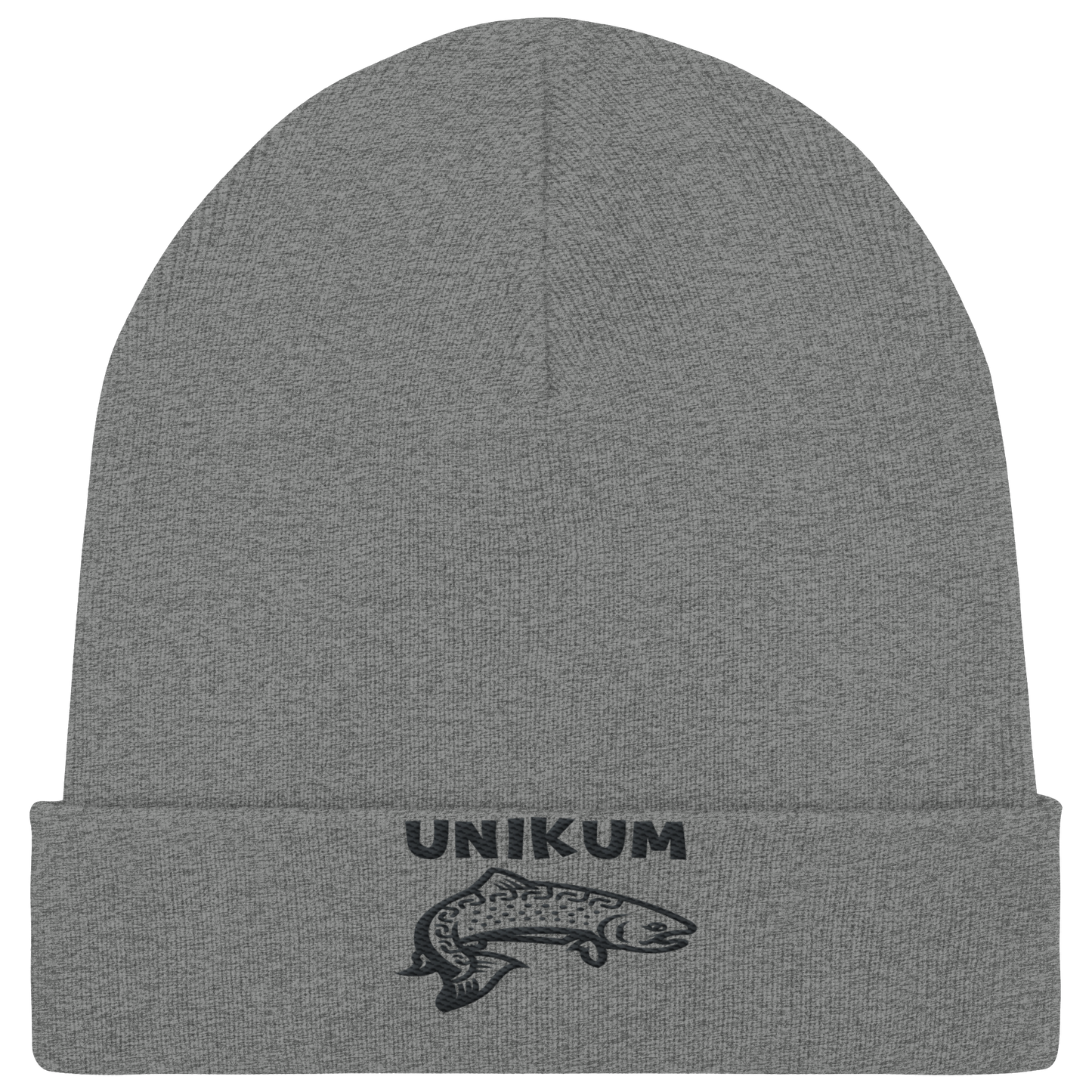 Unikum Trout – Gestickte Forelle - Organic Rib Beanie