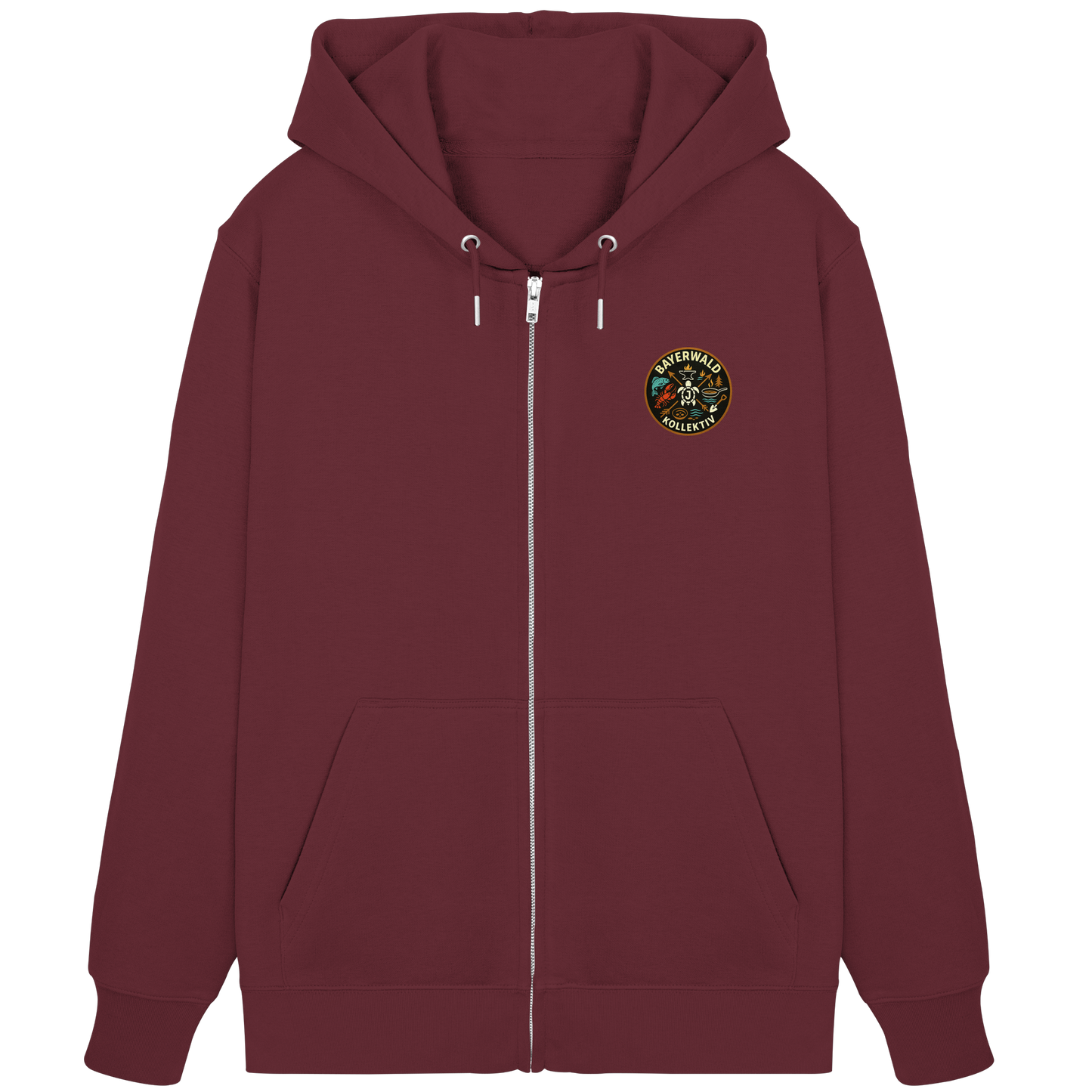 Gedruckte Bayerwald Kollektiv – Handwerk & Natur  - Organic Zipper