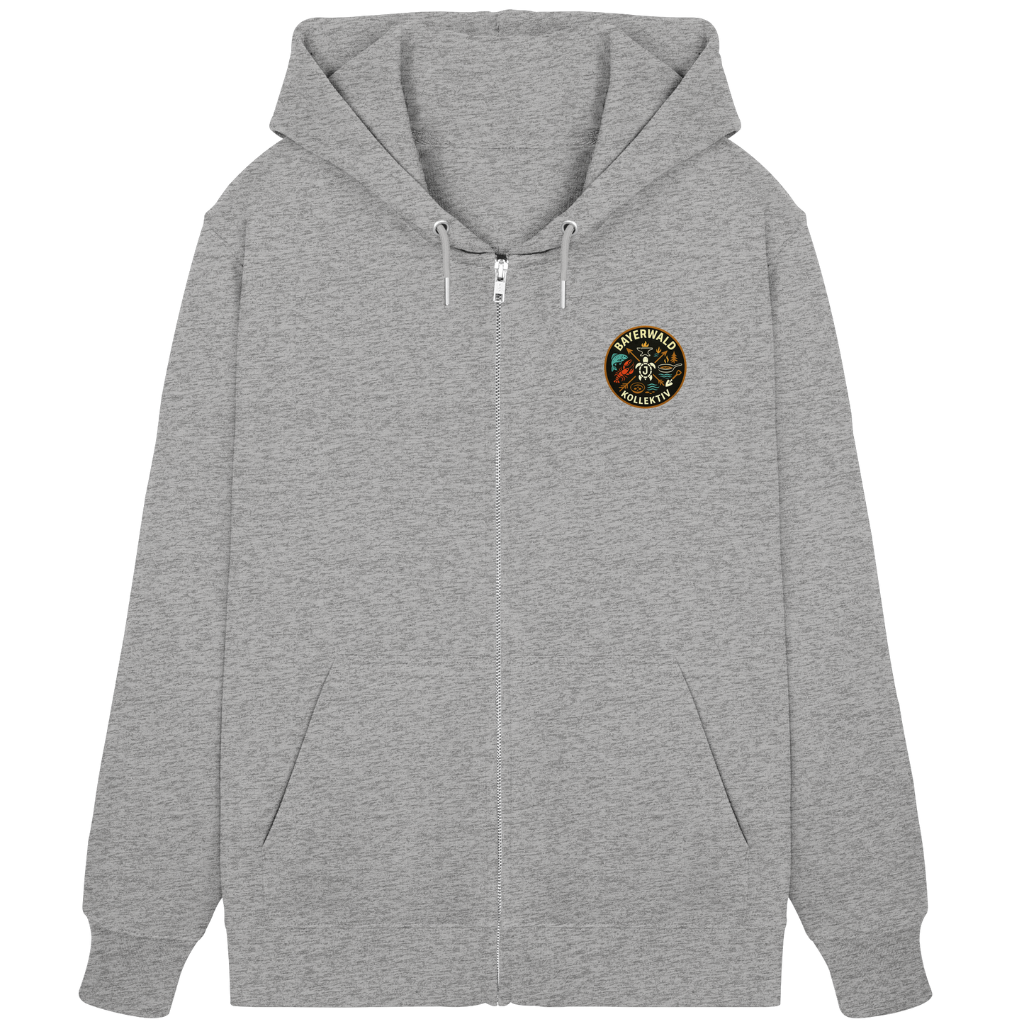 Gedruckte Bayerwald Kollektiv – Handwerk & Natur  - Organic Zipper