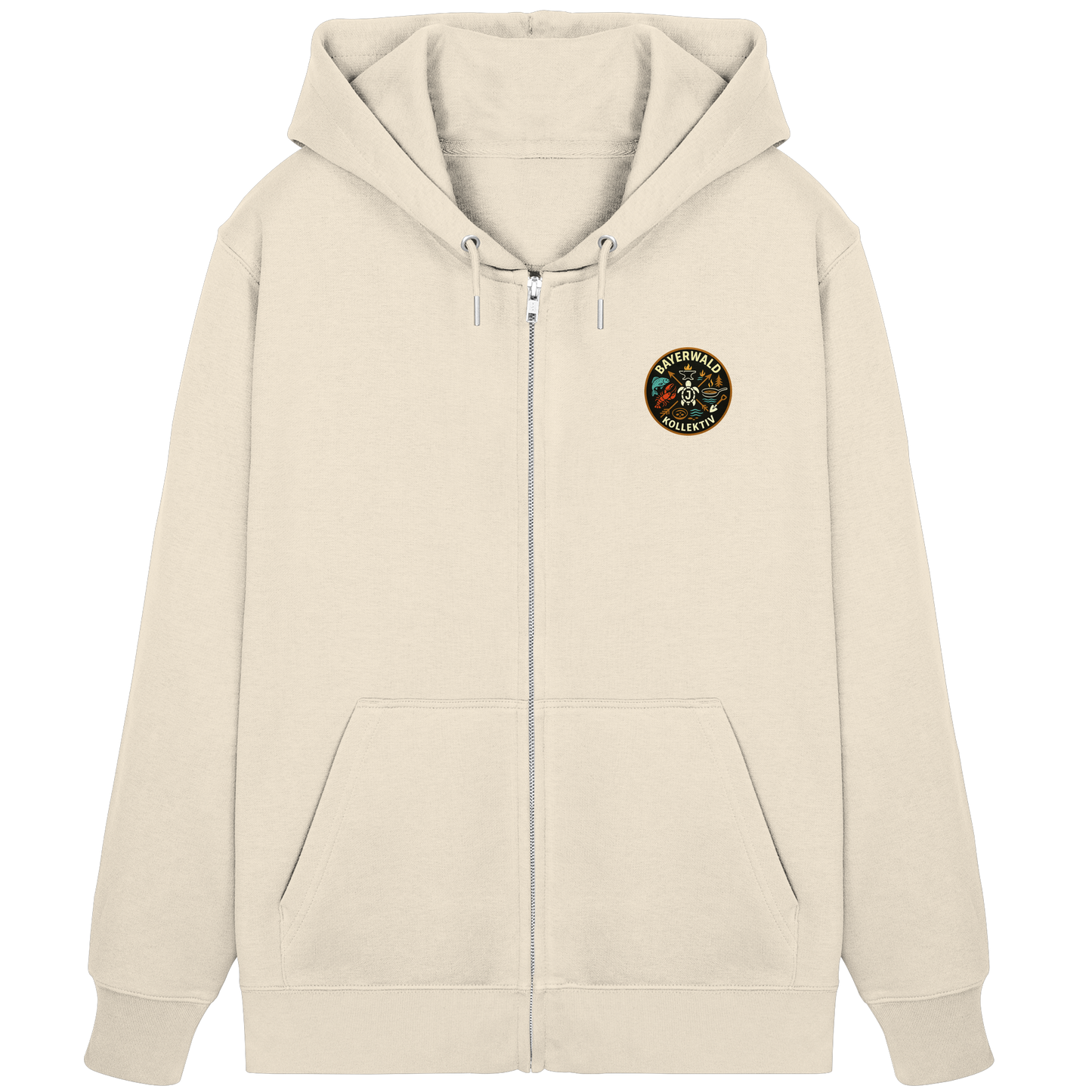 Gedruckte Bayerwald Kollektiv – Handwerk & Natur  - Organic Zipper