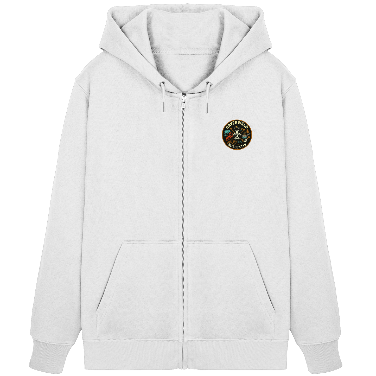 Gedruckte Bayerwald Kollektiv – Handwerk & Natur  - Organic Zipper