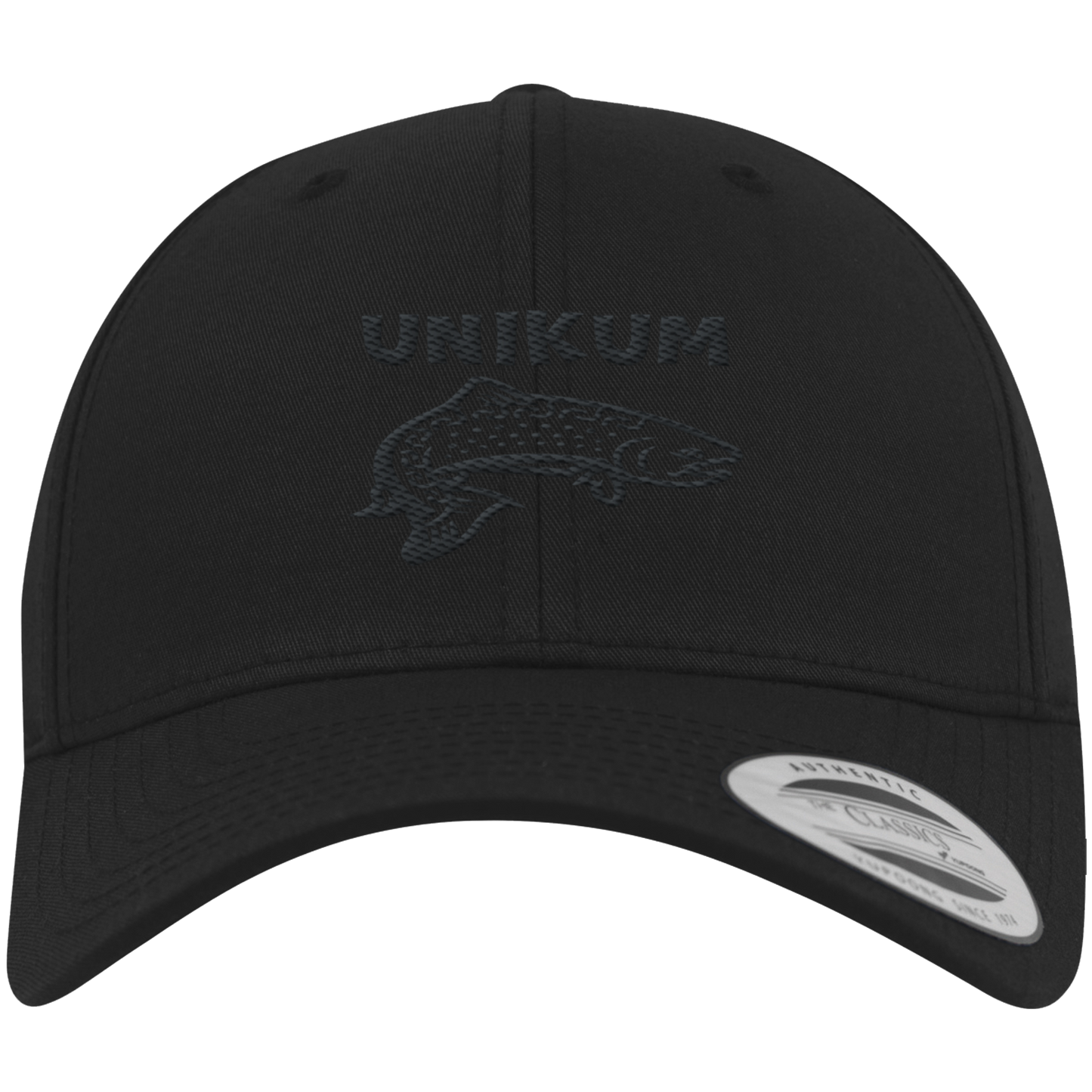 Unikum Trout – Gestickte Forelle - Premium Baseball Cap