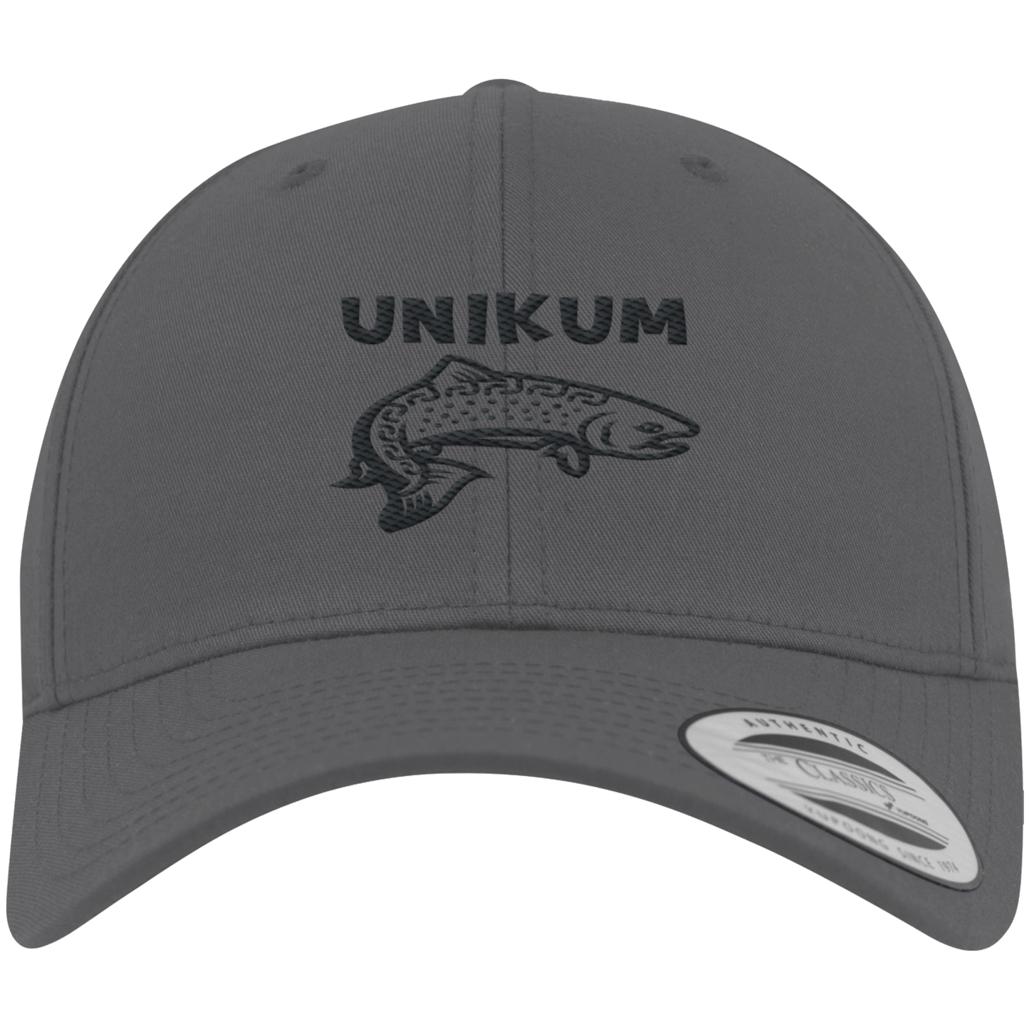 Unikum Trout – Gestickte Forelle - Premium Baseball Cap
