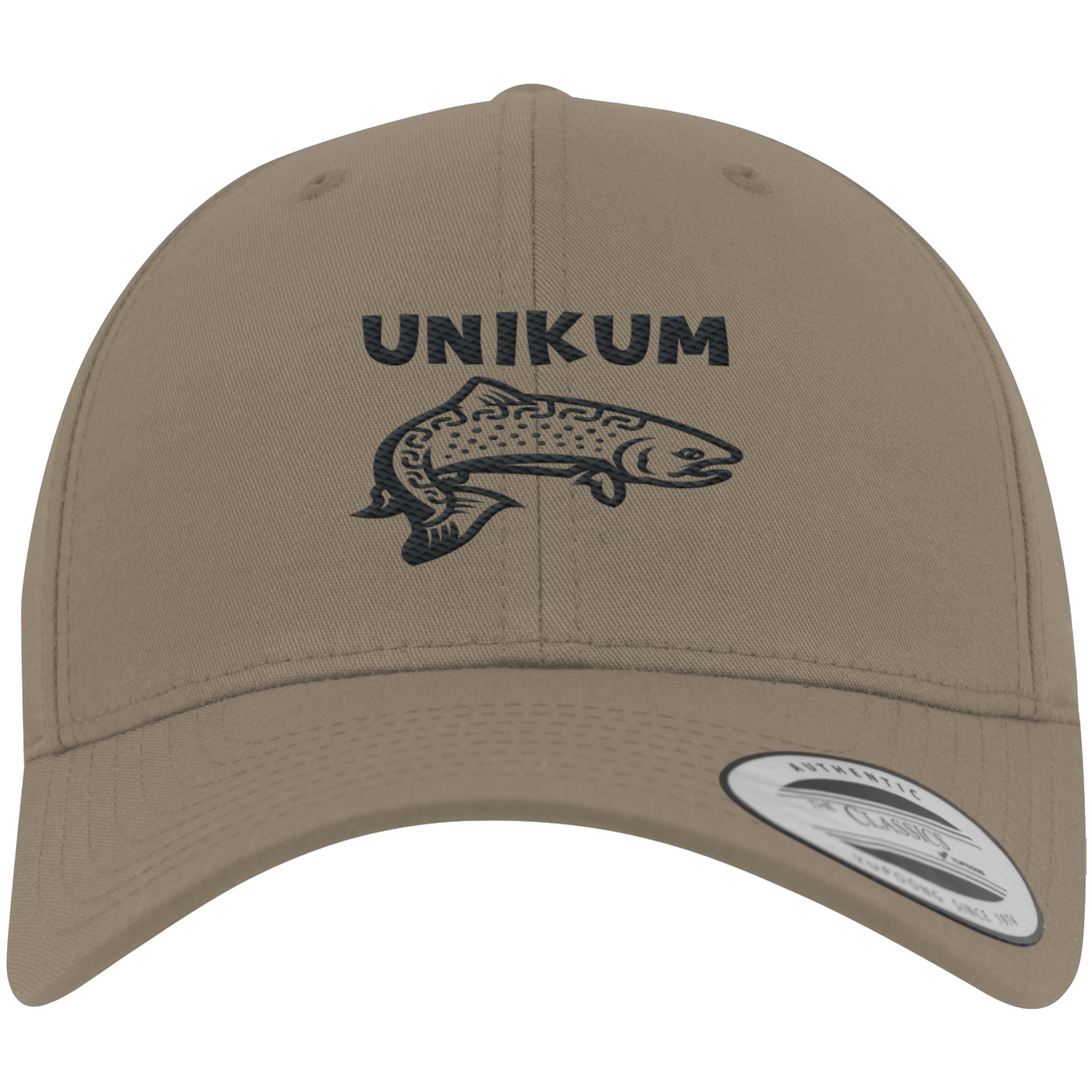 Unikum Trout – Gestickte Forelle - Premium Baseball Cap