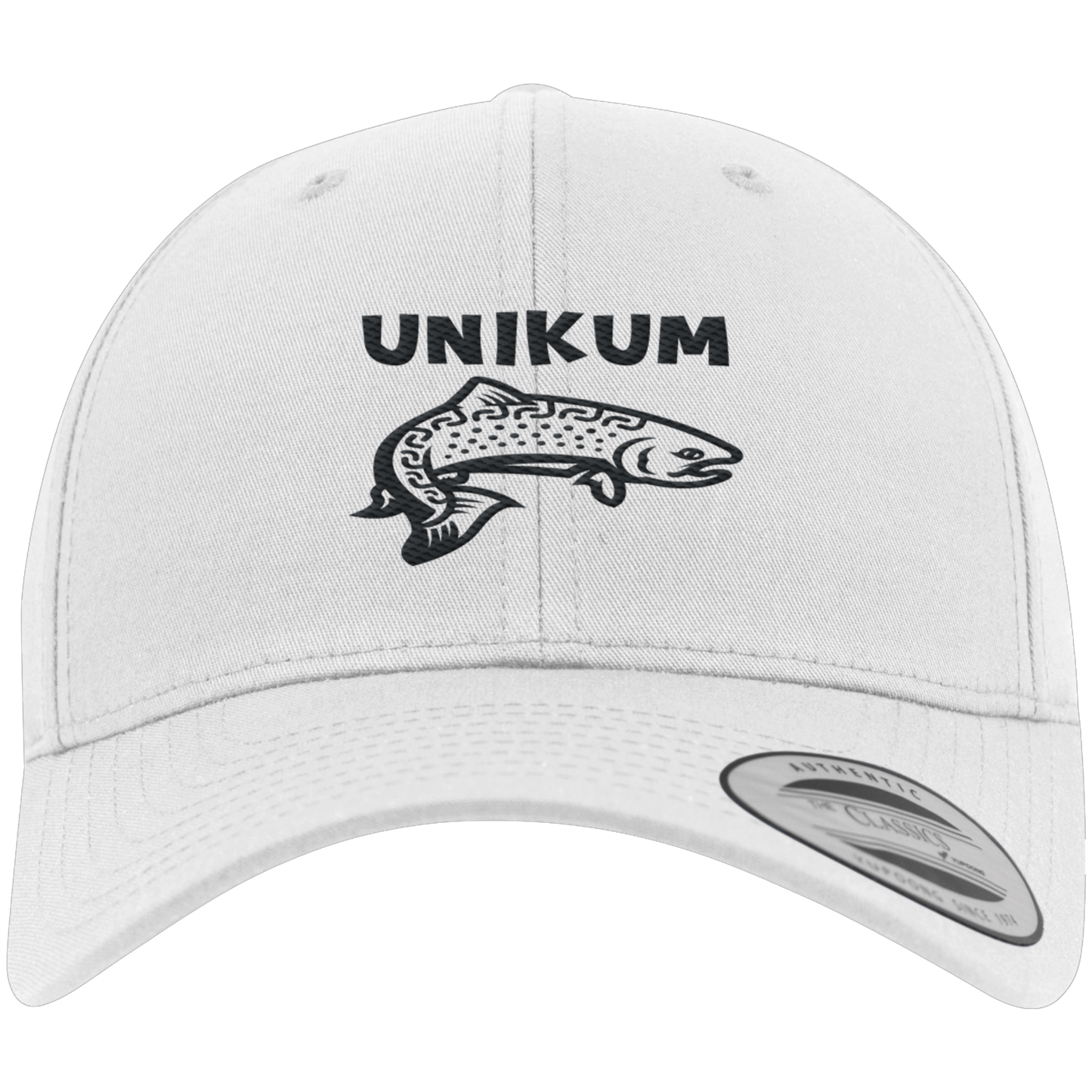 Unikum Trout – Gestickte Forelle - Premium Baseball Cap