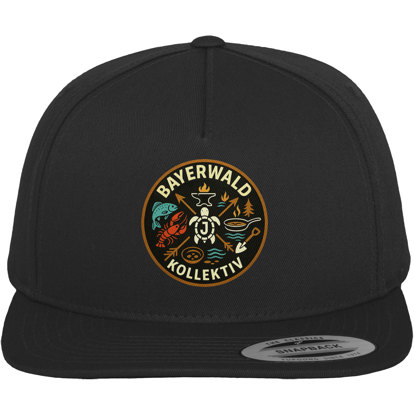 Gedruckte Bayerwald Kollektiv – Handwerk & Natur  - Premium Snapback