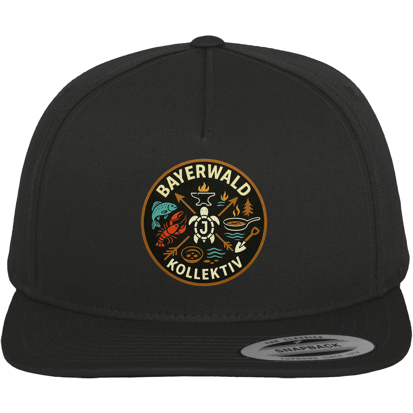 Gedruckte Bayerwald Kollektiv – Handwerk & Natur  - Premium Snapback
