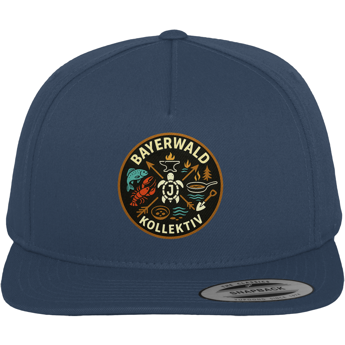 Gedruckte Bayerwald Kollektiv – Handwerk & Natur  - Premium Snapback