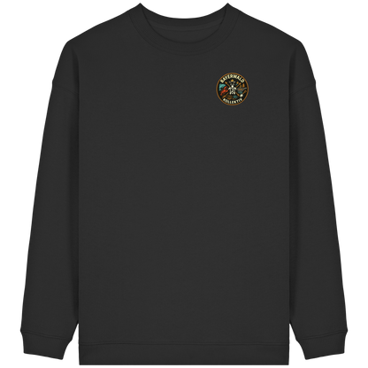 Gedruckte Bayerwald Kollektiv – Handwerk & Natur  - Womens Organic Oversized Sweatshirt