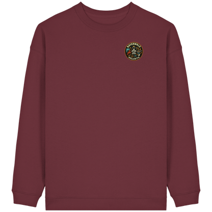 Gedruckte Bayerwald Kollektiv – Handwerk & Natur  - Womens Organic Oversized Sweatshirt
